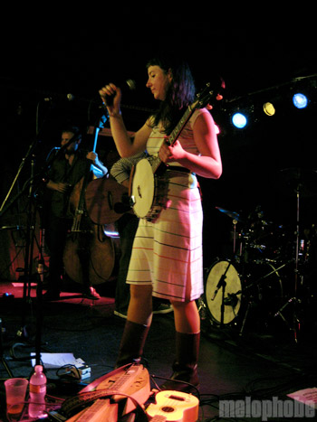 Blind Pilot at Mercury Lounge, March 31, 2009. Photo by Anna Gillespie.