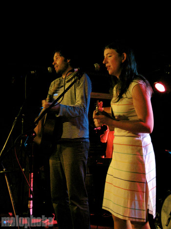 Blind Pilot at Mercury Lounge, March 31, 2009. Photo by Anna Gillespie.
