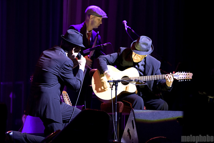 Leonard Cohen at Long Center, April 4, 2009. Photo by Laura Lea Nalle.