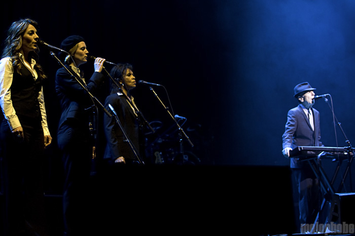 Leonard Cohen at Long Center, April 4, 2009. Photo by Laura Lea Nalle.