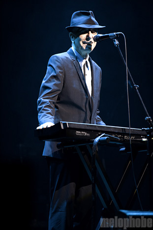 Leonard Cohen at Long Center, April 4, 2009. Photo by Laura Lea Nalle.