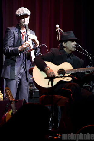 Leonard Cohen at Long Center, April 4, 2009. Photo by Laura Lea Nalle.
