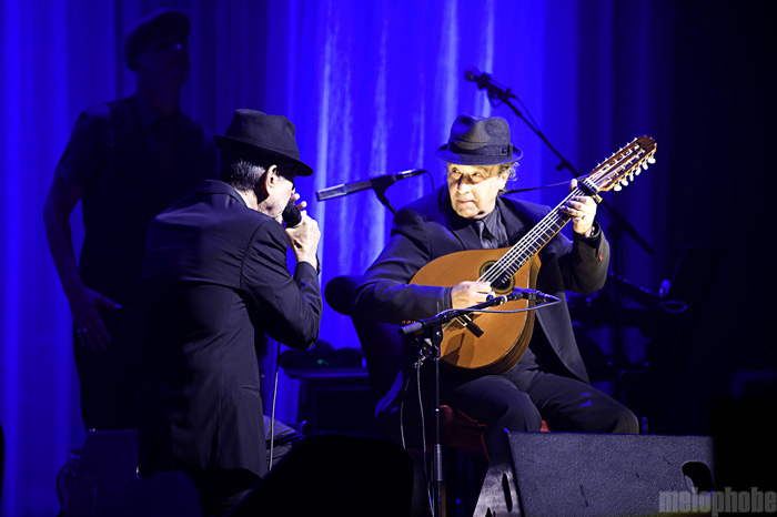 Leonard Cohen at Long Center, April 4, 2009. Photo by Laura Lea Nalle.
