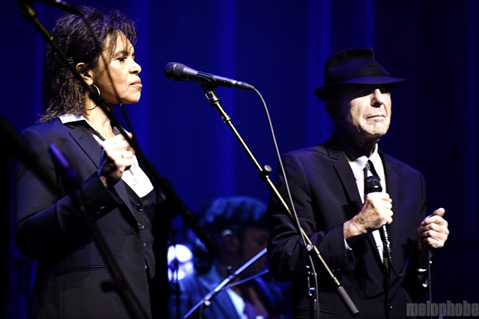 Leonard Cohen at Long Center, April 4, 2009. Photo by Laura Lea Nalle.