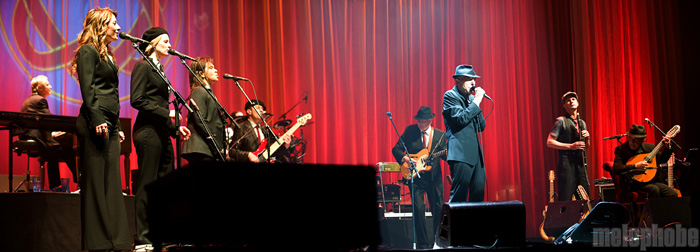 Leonard Cohen at Long Center, April 4, 2009. Photo by Laura Lea Nalle.
