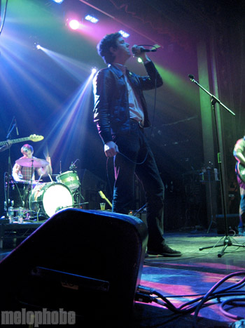 The Walkmen at Webster Hall, April 16, 2009. Photo by Anna Gillespie.