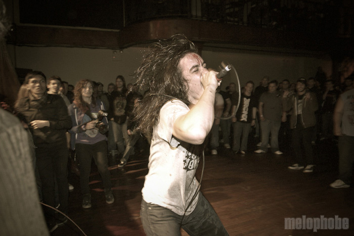 Trash Talk at Bowery Ballroom, April 20, 2009. Photo by Simon Gerzina.
