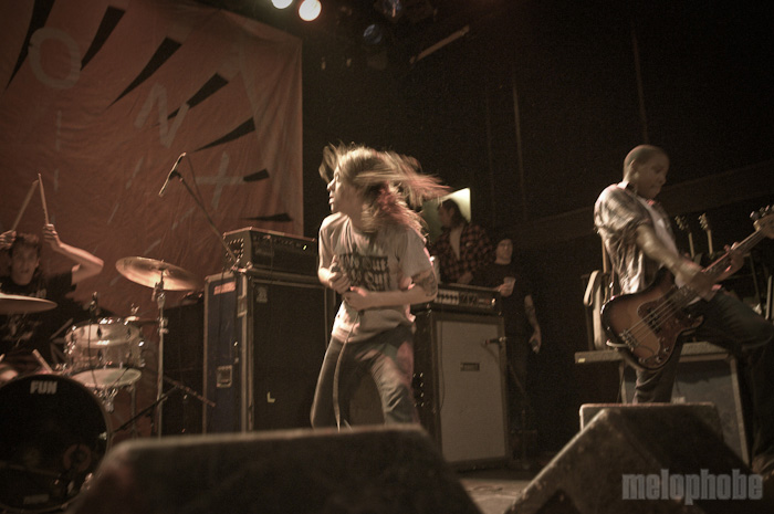 Trash Talk at Bowery Ballroom, April 20, 2009. Photo by Simon Gerzina.