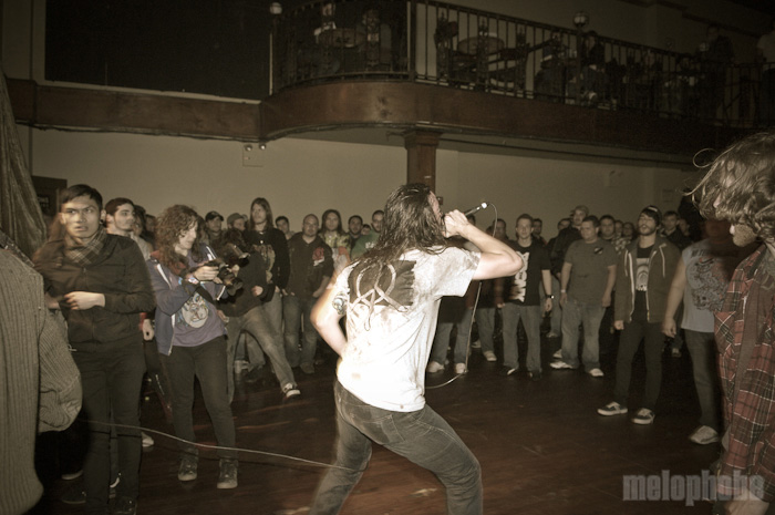 Trash Talk at Bowery Ballroom, April 20, 2009. Photo by Simon Gerzina.
