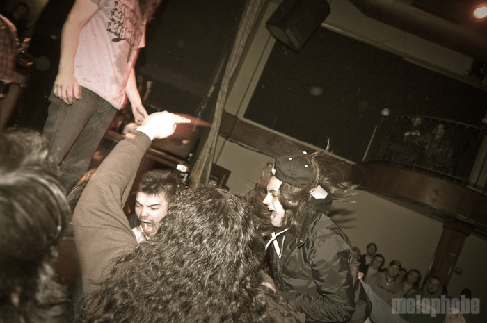 Trash Talk at Bowery Ballroom, April 20, 2009. Photo by Simon Gerzina.