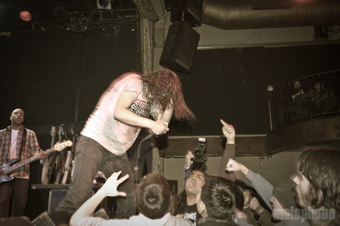 Trash Talk at Bowery Ballroom, April 20, 2009. Photo by Simon Gerzina.