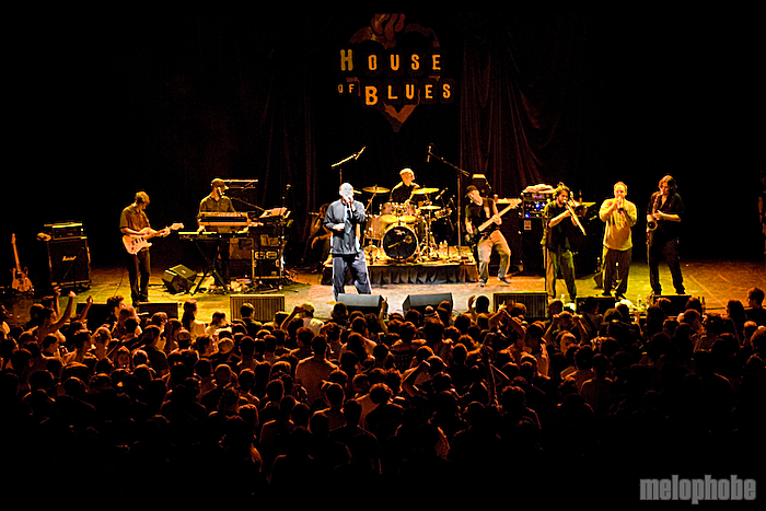 John Brown's Body at House of Blues, April 25, 2009. Photo by David Bann.