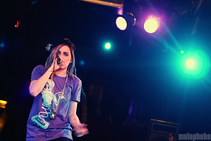 Lady Sovereign at Paradise Rock Club, May 3, 2009. Photo by Chris Barth.