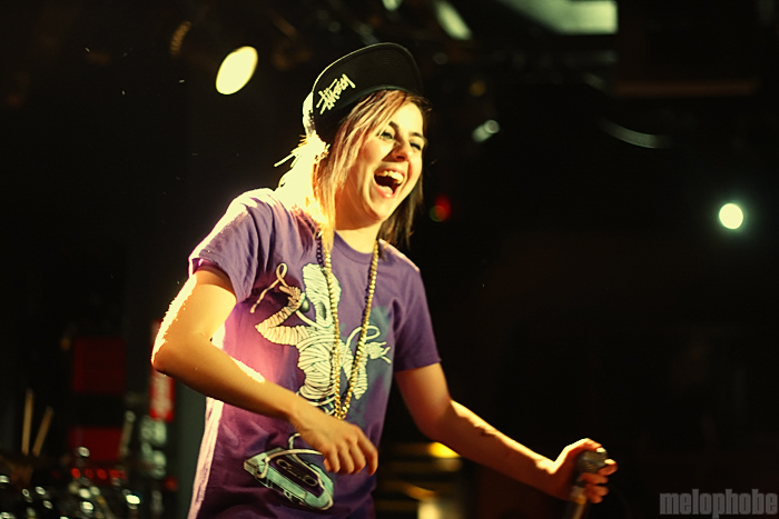 Lady Sovereign at Paradise Rock Club, May 3, 2009. Photo by Chris Barth.