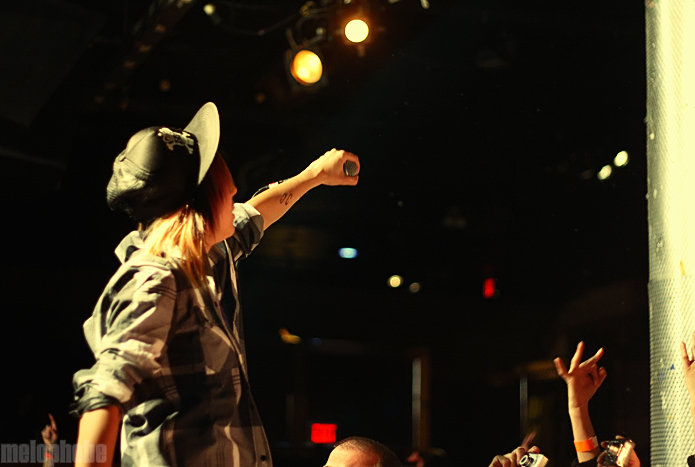 Lady Sovereign at Paradise Rock Club, May 3, 2009. Photo by Chris Barth.
