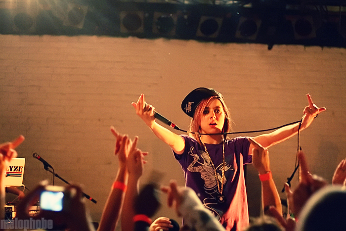 Lady Sovereign at Paradise Rock Club, May 3, 2009. Photo by Chris Barth.