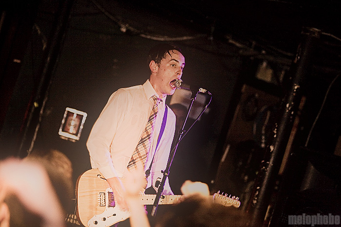 The Thermals at Middle East Downstairs, May 7, 2009. Photo by Ari Sommer.