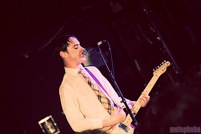 The Thermals at Middle East Downstairs, May 7, 2009. Photo by Ari Sommer.