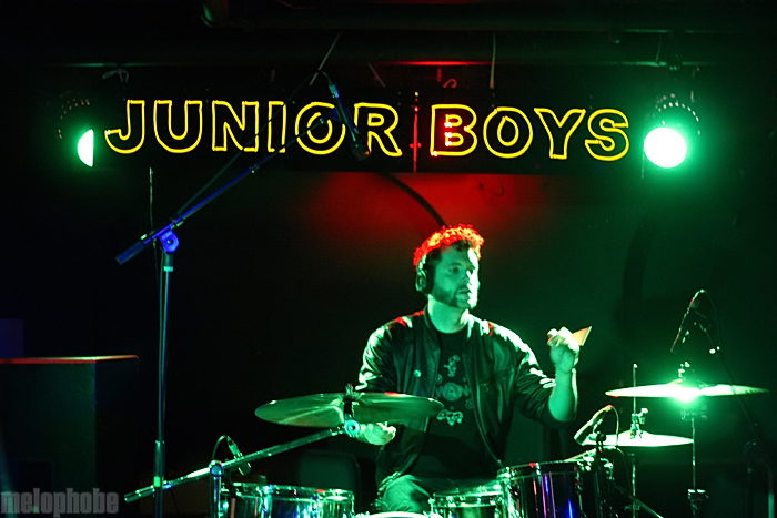 Junior Boys at Middle East Downstairs, May 8, 2009. Photo by Chris Barth.