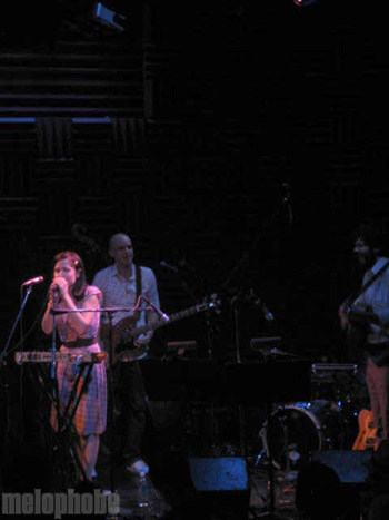 Elizabeth & the Catapult at Joe's Pub, June 11, 2009. Photo by Jeff Tomczek.