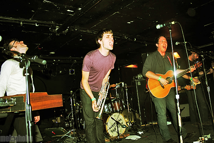 Hallelujah the Hills at Middle East Downstairs, June 12, 2009. Photo by Laura Kaufmann.