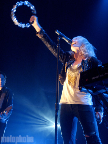 Metric at Terminal 5, June 17, 2009. Photo by Anna Gillespie.