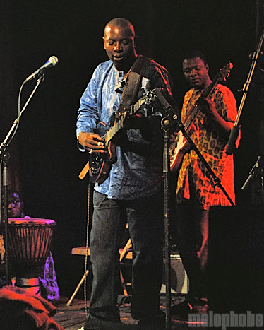 Vieux Farka Toure at Somerville Theatre, June 18, 2009. Photo by Andrew Iliff.