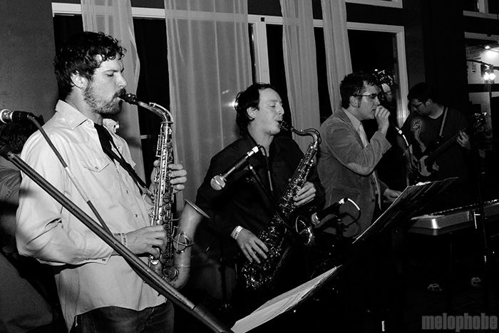 Alan Singley & Pants Machine at Backspace, June 19, 2009. Photo by Angel Priest.