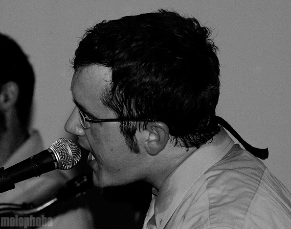 Alan Singley & Pants Machine at Backspace, June 19, 2009. Photo by Angel Priest.