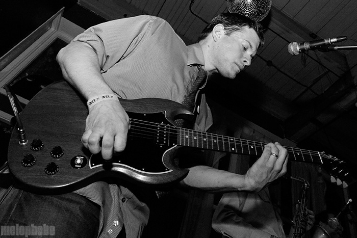 Alan Singley & Pants Machine at Backspace, June 19, 2009. Photo by Angel Priest.