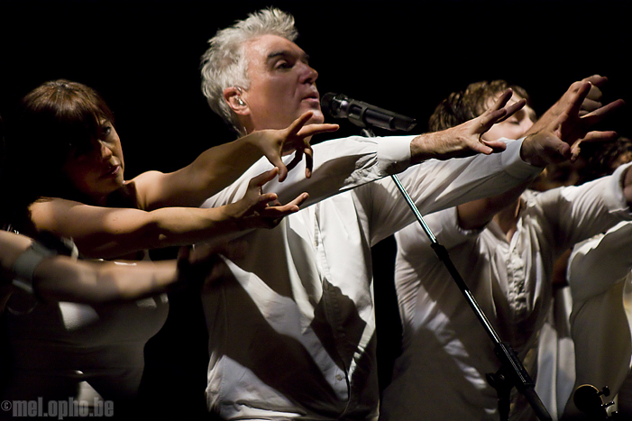 David Byrne at Paramount Theatre, June 24, 2009. Photo by Tighe McGillivray.
