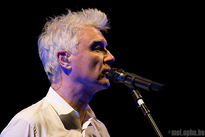David Byrne at Paramount Theatre, June 24, 2009. Photo by Tighe McGillivray.