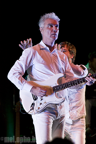 David Byrne at Paramount Theatre, June 24, 2009. Photo by Tighe McGillivray.