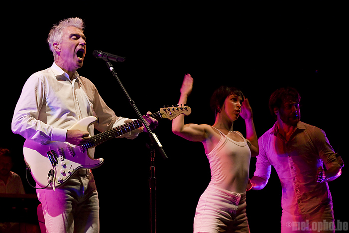 David Byrne at Paramount Theatre, June 24, 2009. Photo by Tighe McGillivray.