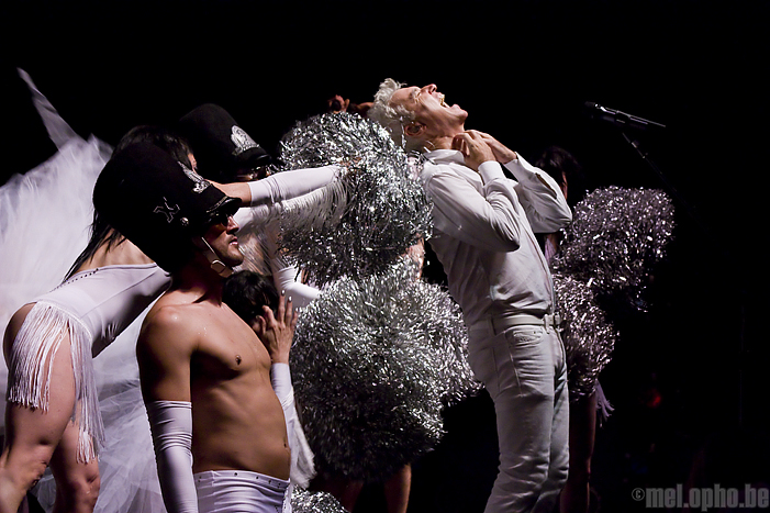 David Byrne at Paramount Theatre, June 24, 2009. Photo by Tighe McGillivray.