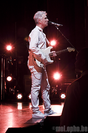 David Byrne at Paramount Theatre, June 24, 2009. Photo by Tighe McGillivray.