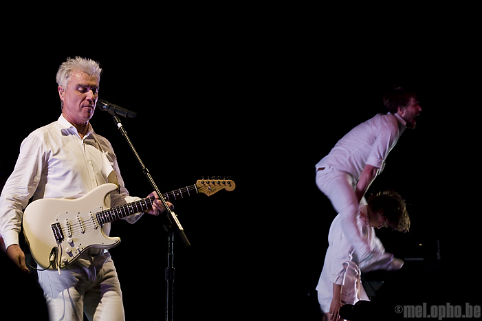 David Byrne at Paramount Theatre, June 24, 2009. Photo by Tighe McGillivray.