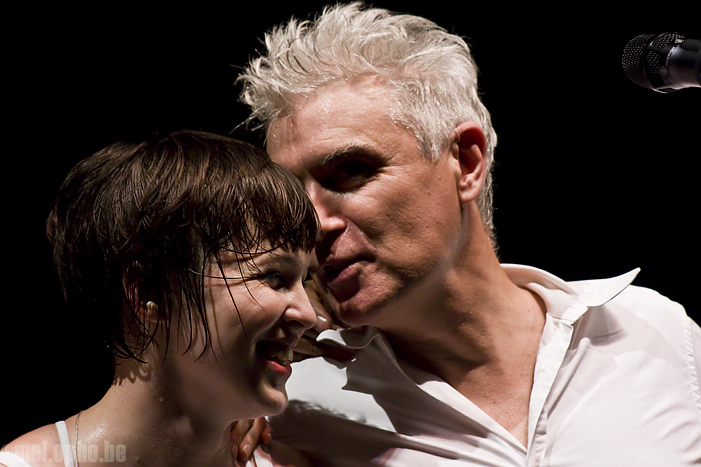 David Byrne at Paramount Theatre, June 24, 2009. Photo by Tighe McGillivray.