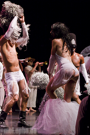 David Byrne at Paramount Theatre, June 24, 2009. Photo by Tighe McGillivray.