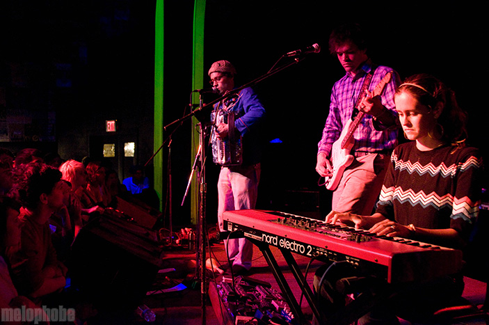 mewithoutYou at Hawthorne Theatre, June 25, 2009. Photo by Ian McNeil.