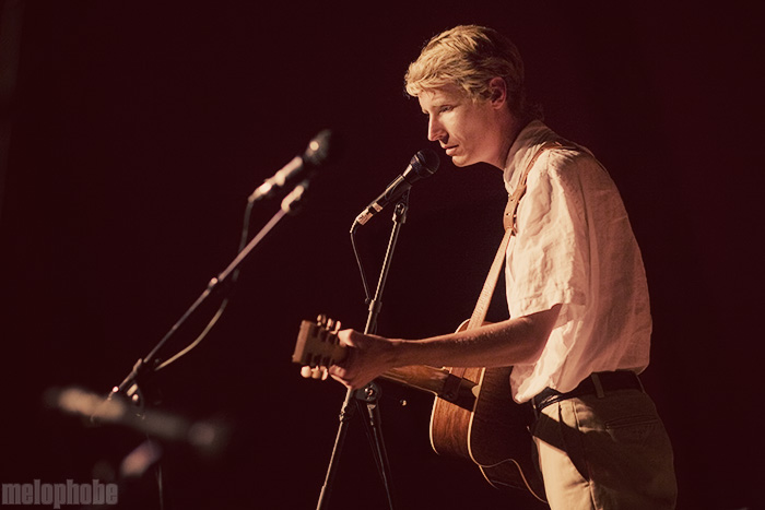 Tom Brosseau at Mississippi Studios, June 25, 2009. Photo by Joshua Bean.