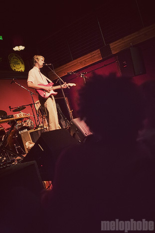 Tom Brosseau at Mississippi Studios, June 25, 2009. Photo by Joshua Bean.