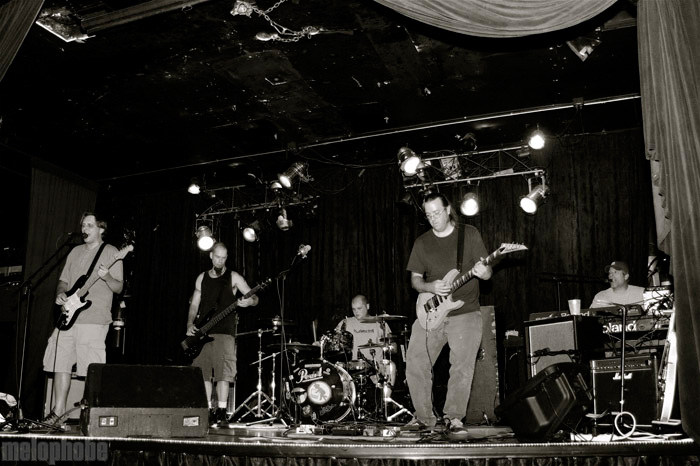 Obscured By Clouds at Dante's, July 1, 2009. Photo by Angel Priest.