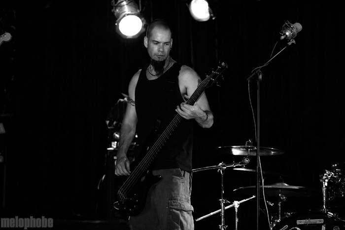 Obscured By Clouds at Dante's, July 1, 2009. Photo by Angel Priest.