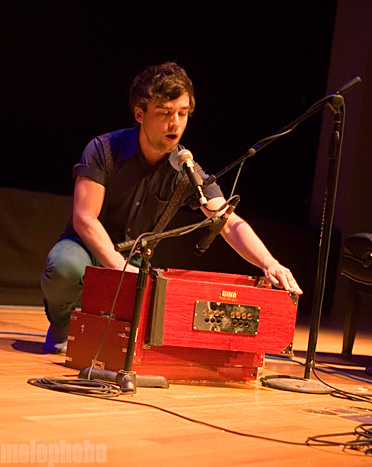 Chris Garneau at Museum of Fine Arts, July 8, 2009. Photo by Beth Freeman Doreian.