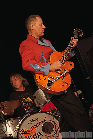 The Reverend Horton Heat at Wonder Ballroom, July 9, 2009. Photo by Bill Eckerson.