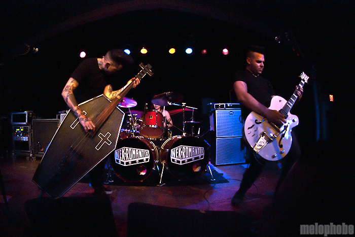 Nekromantix at Wonder Ballroom, July 9, 2009. Photo by Bill Eckerson.