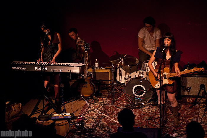 Azure Ray at Mississippi Studios, July 10, 2009. Photo by Bill Eckerson and Joshua Bean.