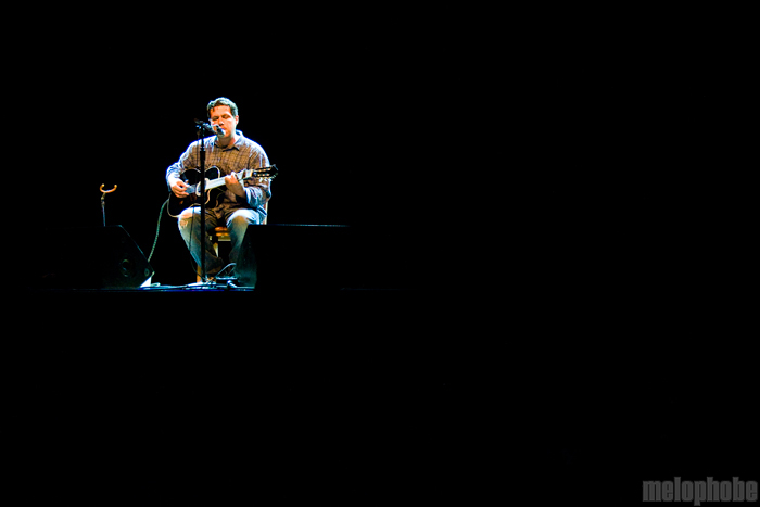 Damien Jurado at Aladdin Theater, July 10, 2009. Photo by Ian McNeil.