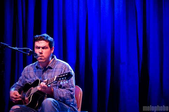 Damien Jurado at Aladdin Theater, July 10, 2009. Photo by Ian McNeil.
